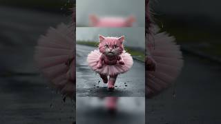 PINK Ballerina Cat WINS Competition After Being THROWN in River catvideos animation catart [upl. by Arleyne420]