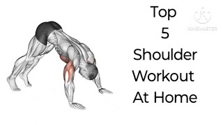 Top 5 Shoulder Workout At Home l Mohit Fitness [upl. by Ree438]