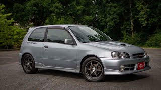 ATL JDMs 1996 Toyota Starlet GLANZA V EP91 Walk Around [upl. by Wehttan925]