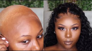 VERY DETAILED BEGINNER FRIENDLY LACE FRONTAL WIG INSTALL  BALD CAP METHOD  EASY AF  ft GOT2B [upl. by Gerrilee617]