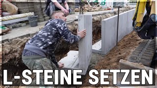 LSTEINE SETZEN Part 1  Gartengestaltung 1 [upl. by Fenner]