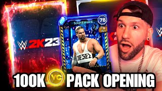 WWE 2K23 MY FACTION HUGE 100000 VC Pack Opening  3 Locker Codes That You NEED [upl. by Anolahs]