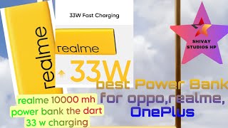 Realme Power Bank 3 Pro 33W Supervooc charging Power Bank  10000 mAh  unboxing and hand no review [upl. by Andaira47]