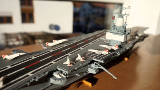 Nuclear Carrier USS ENTERPRISE Revell M 1720 [upl. by Nosauq]