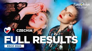 🇨🇿 ESCZ 2024 FULL RESULTS International Votes amp Czech Votes l Czechia Eurovision 2024 [upl. by Siloa]