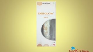 Sabi Glow Cream  Glenmark [upl. by Eltsirhc]