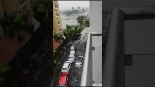 Pallikaranai Lake View Apartments parked cars washed away CHENNAI shorts flood [upl. by Aniluap]