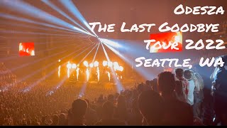 odesza  The Last Goodbye Tour  Climate Pledge Arena Snippets from the show [upl. by Chobot700]