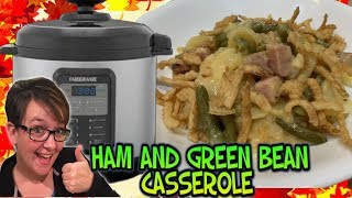 Making Food Monday Pressure Cooker Ham and Green Bean Casserole [upl. by Shevlo463]