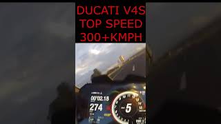 DUCATI V4S Top Speed 😍🔥 [upl. by Ahsiket]