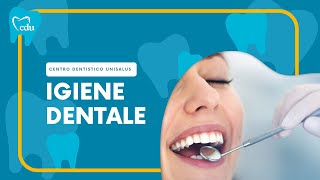 Igiene Dentale CENTRO DENTISTICO UNISALUS [upl. by Attaymik546]