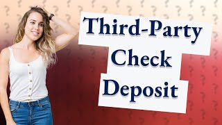 Can I mobile deposit a third party check at bank of America [upl. by Ibbison]