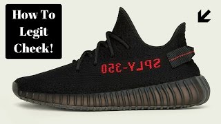 Yeezy 350 Boost V2 Bred Legit Check amp Review [upl. by Shirline]