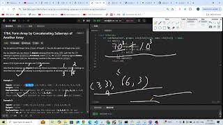 Leetcode 1764 Form Array by Concatenating Subarrays of Another Array kmp [upl. by Gardel]