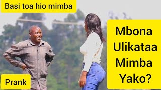 Mbona umenipea mimba na unarukasee how this old man reacted to the prank girl [upl. by Autum358]