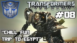 Transformers Revenge of the Fallen  Autobot Campaign  Part 8 quotCHILL FUN TRIP TO EGYPTquot [upl. by Harobed]