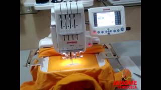 Maquina de Bordar Janome MB4  Vídeo Demostrativo [upl. by Reddy]