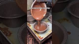 Chocolava cake making la pinoz pizza food trending please subscribe 😋 [upl. by Amsirac]