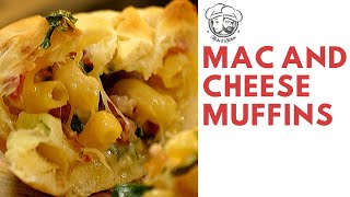 Mac and Cheese Muffins  Deutsches Mac and Cheese Rezept [upl. by Anailuig]