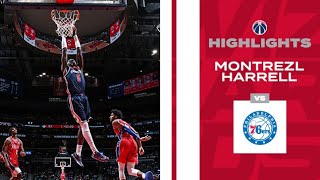 Highlights Montrezl Harrell puts up 18 vs Sixers  11722 [upl. by Lessirg]