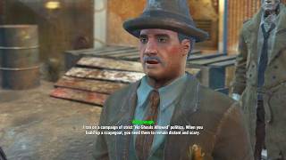 Institutes mission with Major McDonough  Political Leanings Fallout 4 [upl. by Adalbert787]