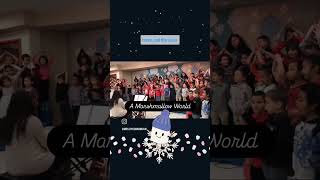 ❄️ A MARSHMALLOW WORLD ❄️ 1949 Performed by 1st Grade Students for their Winter Concert ❄️ [upl. by Hesky814]