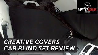 Creative Covers cab blind review  Self built DIY VW T5 camper conversion [upl. by Auberta202]