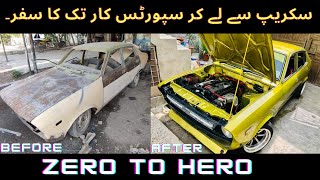 Datsun 120y Project Restoration  Modified 3sfe Swap  Zero to Hero  Project Cars [upl. by Annek]