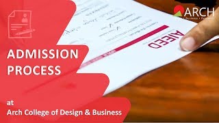 Admission Process at Arch College of Design amp Business [upl. by Vullo]