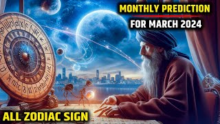 All Zodiac Signs Predictions for March 2024 TheZodiacClub [upl. by Ainolloppa]