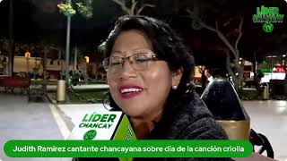 Envivo Chancay  Entrevista a Judith Ramirez cantante chancayana sobre día de la canción criolla [upl. by Eelyrehc753]