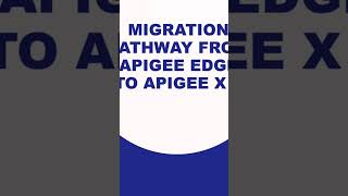 Migration from Apigee Edge to Apigee X Long Video Link in Description viral shortsfeed [upl. by Darnoc]