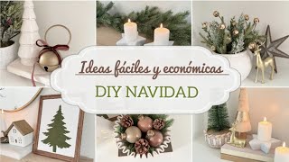 5 DIYs NAVIDAD  Ideas decorativas con artículos del Dollar City para Navidad 🎄 [upl. by Uhthna]