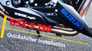 Suzuki GSXS 750  Translogic Quickshifter  Installation [upl. by Assened]