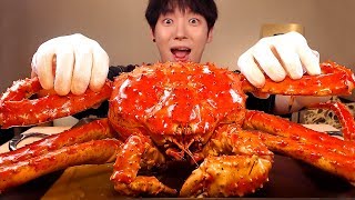 MUKBANG🦀킹크랩 중 제일 맛있다는 레드킹크랩 먹방 레전드 帝王蟹 キンクレプ KING CRAB EATING SOUNDSSIO ASMR 시오 [upl. by Morse]