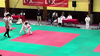 Lilou tournoi judo Sartrouville fight 2 [upl. by Etteuqal]