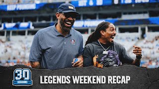 Over 90 Panthers Legends return to Carolina for the 30th Season Legends Weekend [upl. by Asilanom]