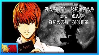 Las 53 Reglas De La Death Note How To Use It  Purachilena [upl. by Aynatan]