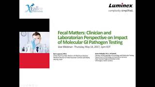 Clinician and Laboratorian Perspective on Impact of Molecular GI Pathogen Testing Webinar [upl. by Lamar]