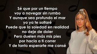 Tini  Te Olvidaré LetraLyrics [upl. by Alat]