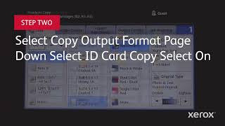 Xerox PrimeLink C9065 and C9070 Printer How to Use ID Card Copy [upl. by Tnomad]