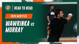 Wawrinka vs Murray Round 1 Head to Head  RolandGarros 2024 [upl. by Ecirtel]