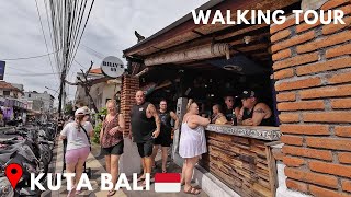 Bali Walking Update  Beautiful Sunny Day At KUTA Bali Today Walking Tour Garlic Lane to Kuta Beach [upl. by Ferguson]