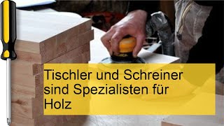 Die Kunst des Holzhandwerks Tischler und Schreiner im Fokus [upl. by Anirt43]