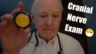 ASMR Grandpa Makeup Cranial Nerve Exam🧠LAYERED SOUNDS [upl. by Yrrak]