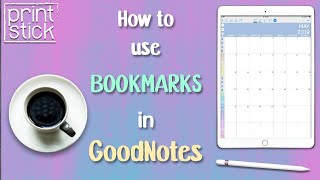 How to Use Bookmarks in GoodNotes 4  Easily navigate the pages of your digital planner [upl. by Nairam442]