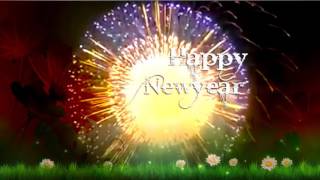 Happy New Year Wishes Background Animation amp Whatsapp Share Free Video [upl. by Ottillia]