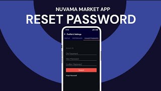 How to Reset Your Password on Nuvama Markets App  StepbyStep Guide [upl. by Pavlov]