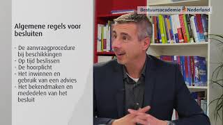 Algemeen bestuursrecht  Bestuursacademie Nederland [upl. by Aisyram]