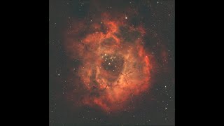 I Take Pictures of Space Rosette Nebula Image Processing Timelapse shorts [upl. by Duahsar]